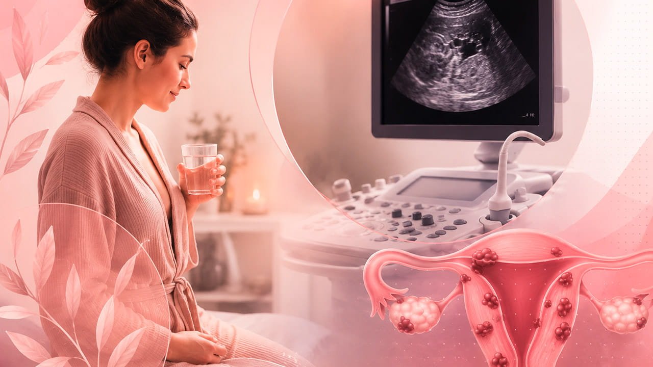 Imagem representa o preparo para ultrassom de endometriose, destacando cuidados prévios e a importância do exame para um diagnóstico mais preciso.